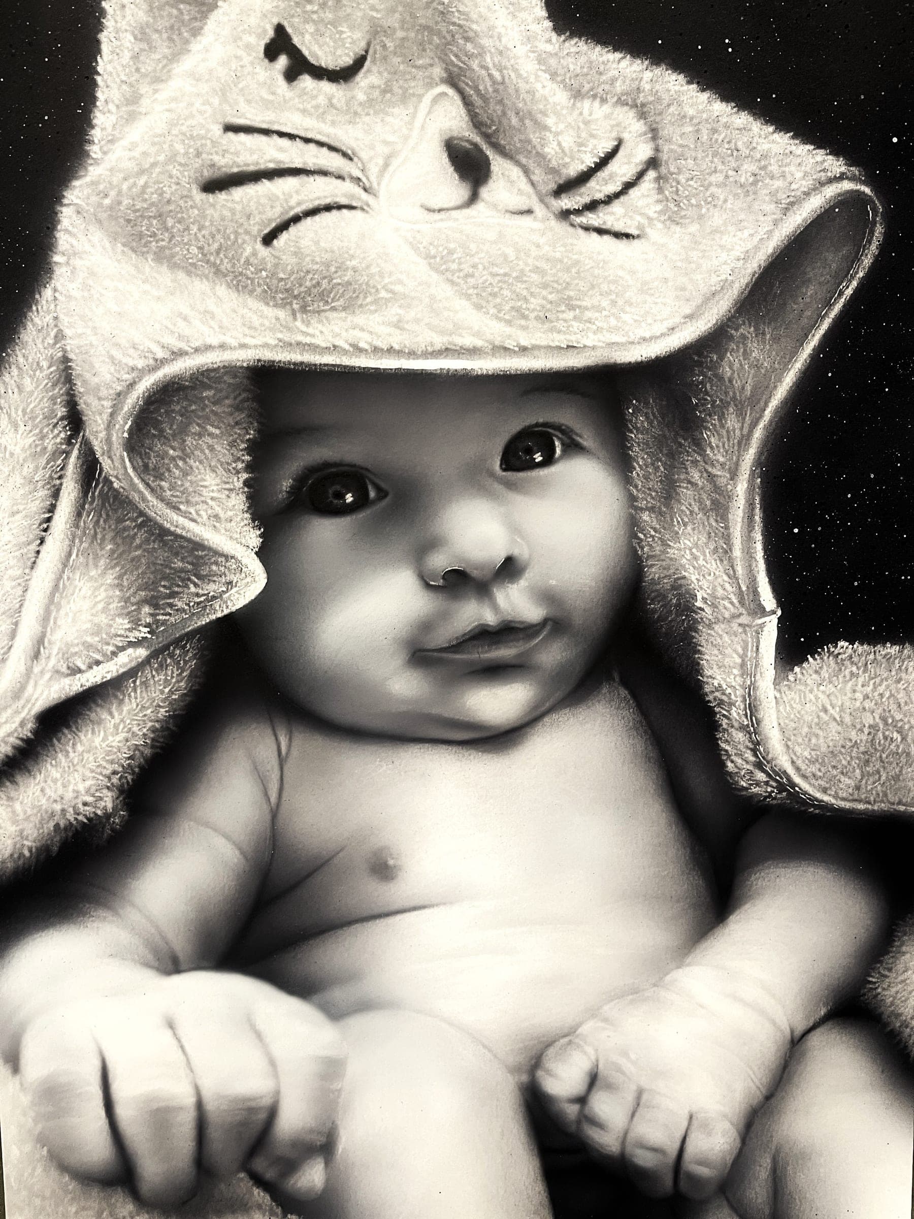 Bebi — Aerografía sobre lienzo